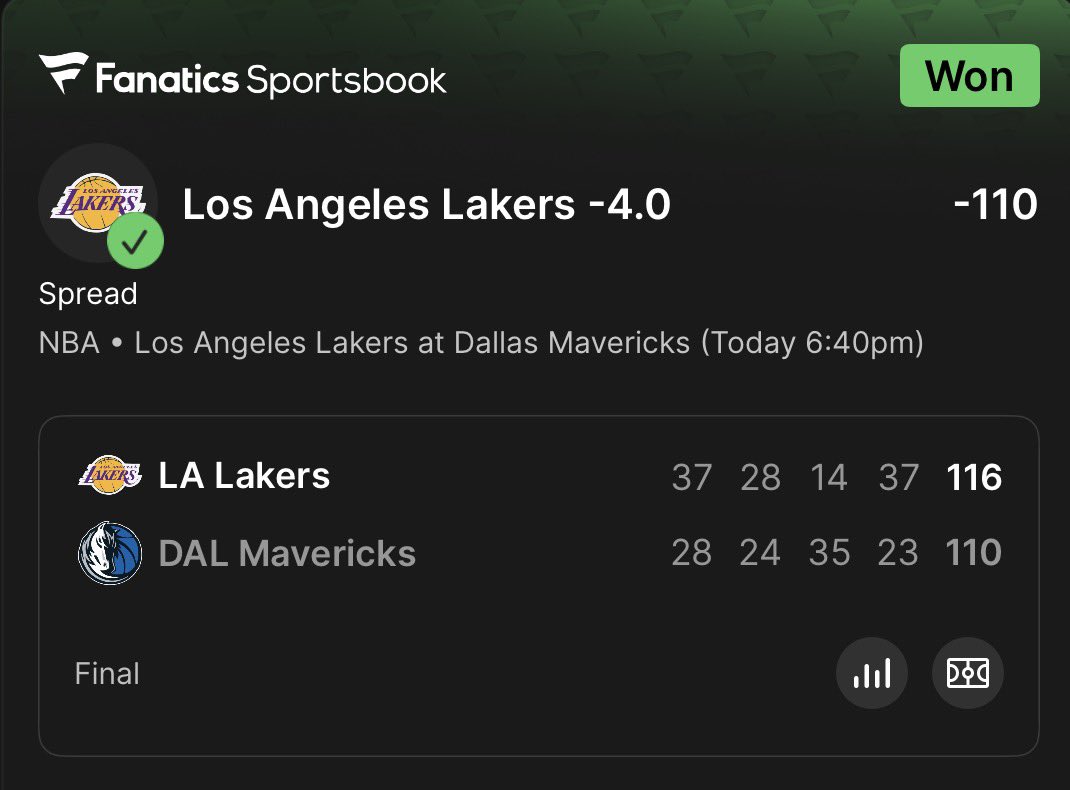 Cashed the discord out again for FREEE with Lakers -4 

discord.gg/Qv5xwEKSW better tap that link asap im BACK baby 🔥‼️🥷🏾

<a href="/TheFundFlippers/">The Fund Flippers’ Den</a>