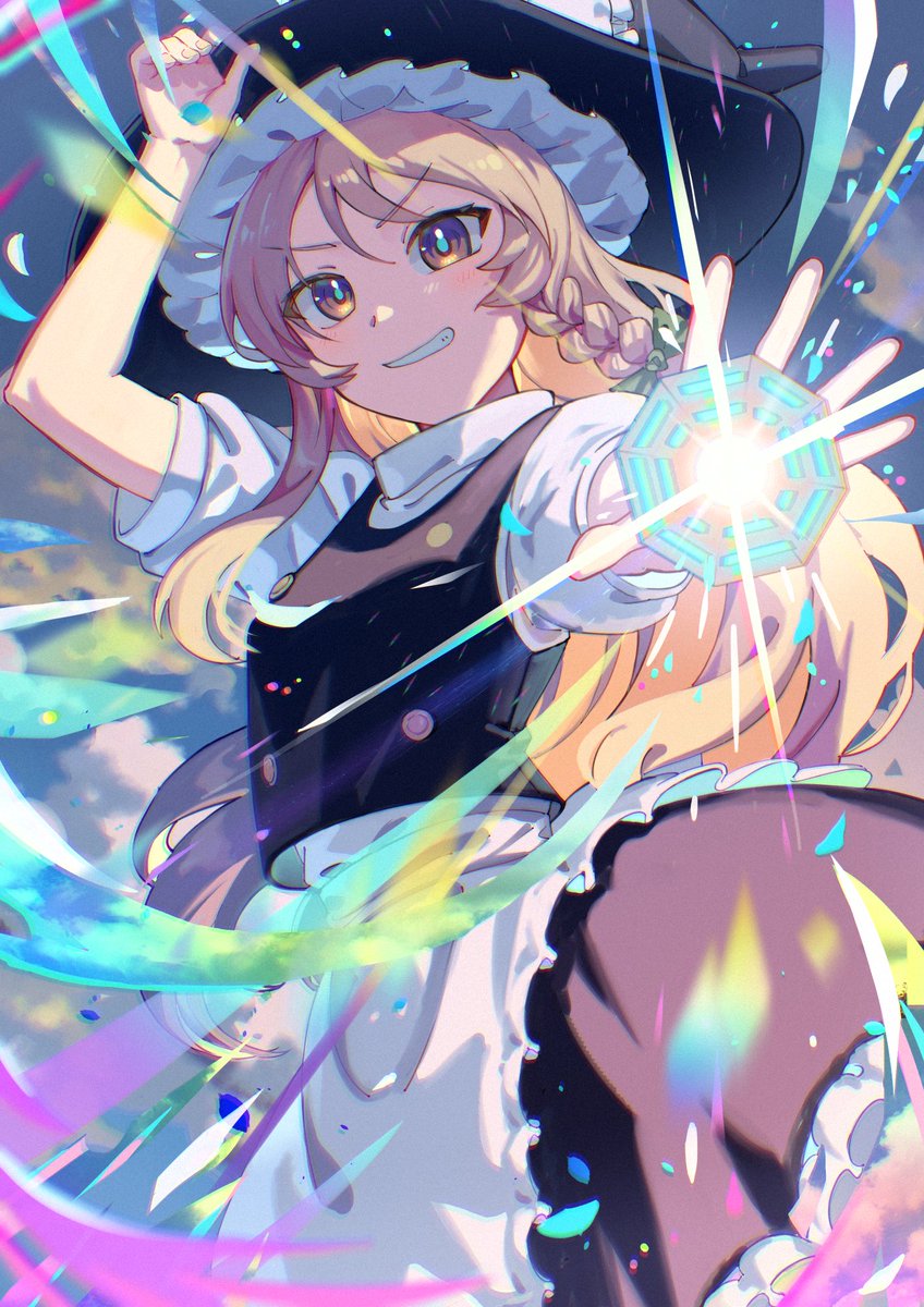 oekakiDaiSuki_i's tweet photo. 魔理沙！ https://t.co/L4f2XdHt43