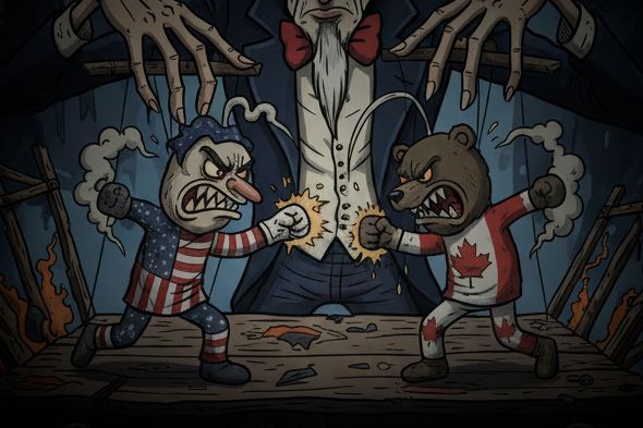 🇺🇸🇨🇦 Canada is already so economically, militarily, and politically integrated with the US it has no practical agency or independence.

Look past the political theater and see the material realities. 

What we're watching is part of wider political theater where the US is