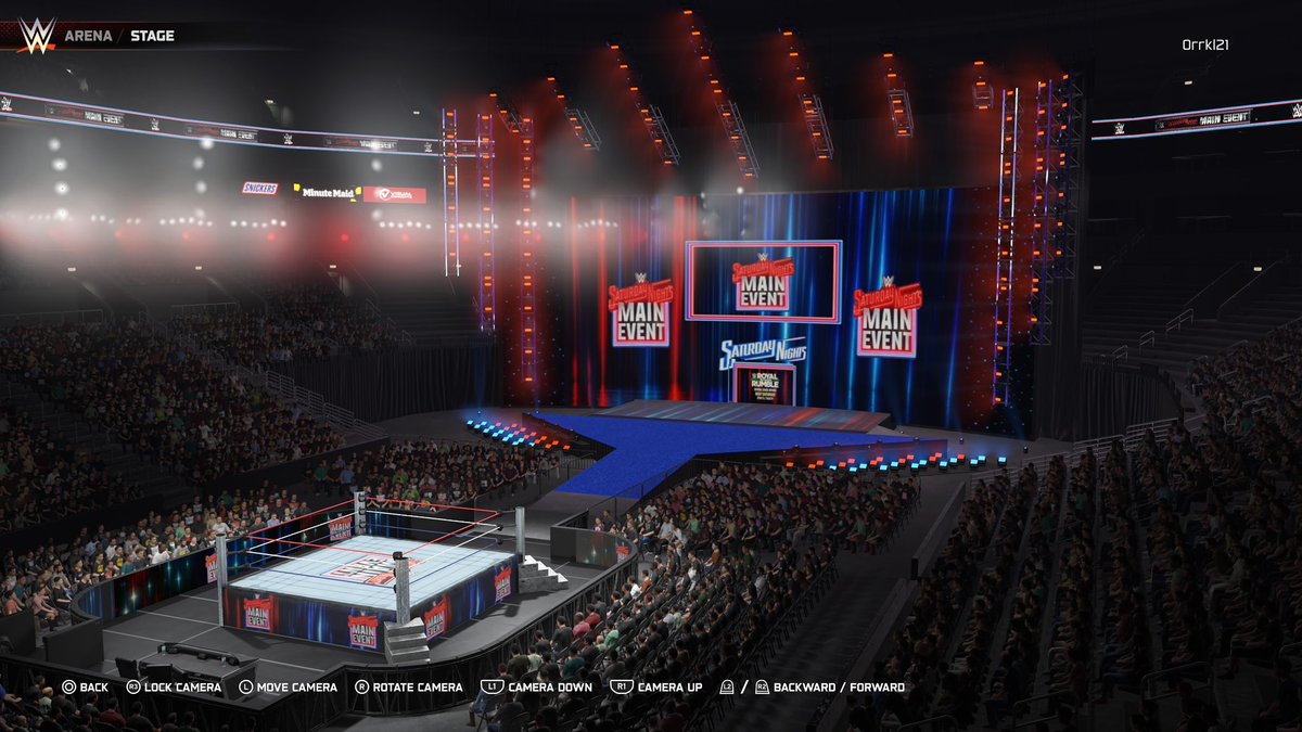 ORRKL2002's tweet image. Saturday Nights Main Event Montreal 🇨🇦🍁

2 Arenas dropped in one day⁉️
Just warming up for WWE 2K26…@WWEgames 😎👨🏿‍🍳🔥

Centre Bell Arena
Montreal, Québec, Canada 🇨🇦

SNME ’26 Centre Bell Arena meticulously crafted with accurate lighting, authentic sponsor placement, and…
