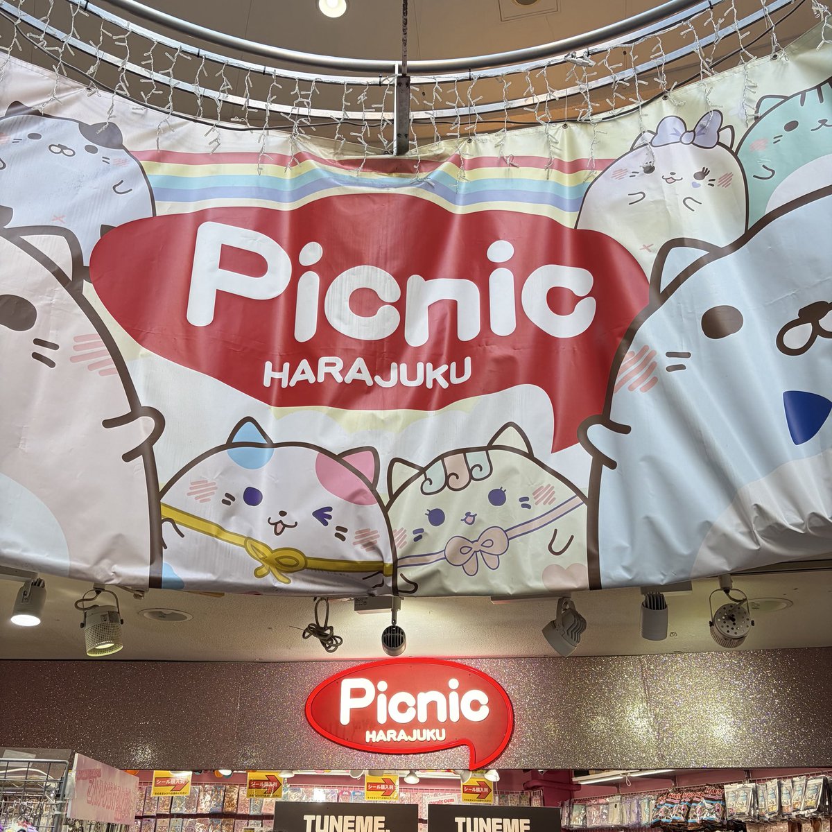 👧のシール探し　in原宿

並びの解放に30分待ち
行列の待ち時間、入店迄にちょうど1時間

満足顔の娘👧の顔に疲れが吹っ飛びました