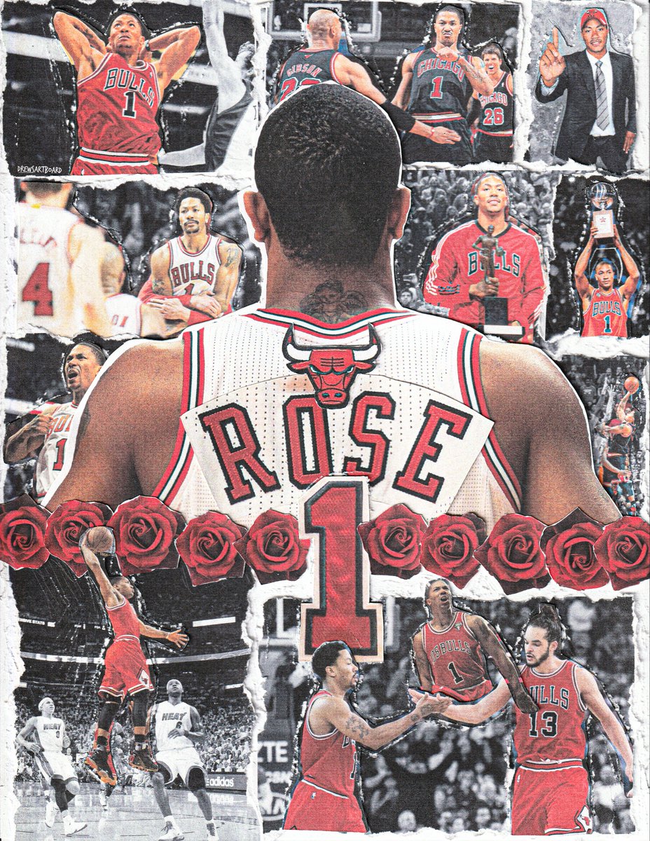 CrucialDesigns's tweet photo. In the Rafters #FOREVER #1 @drose @chicagobulls https://t.co/hozqmzyoVH