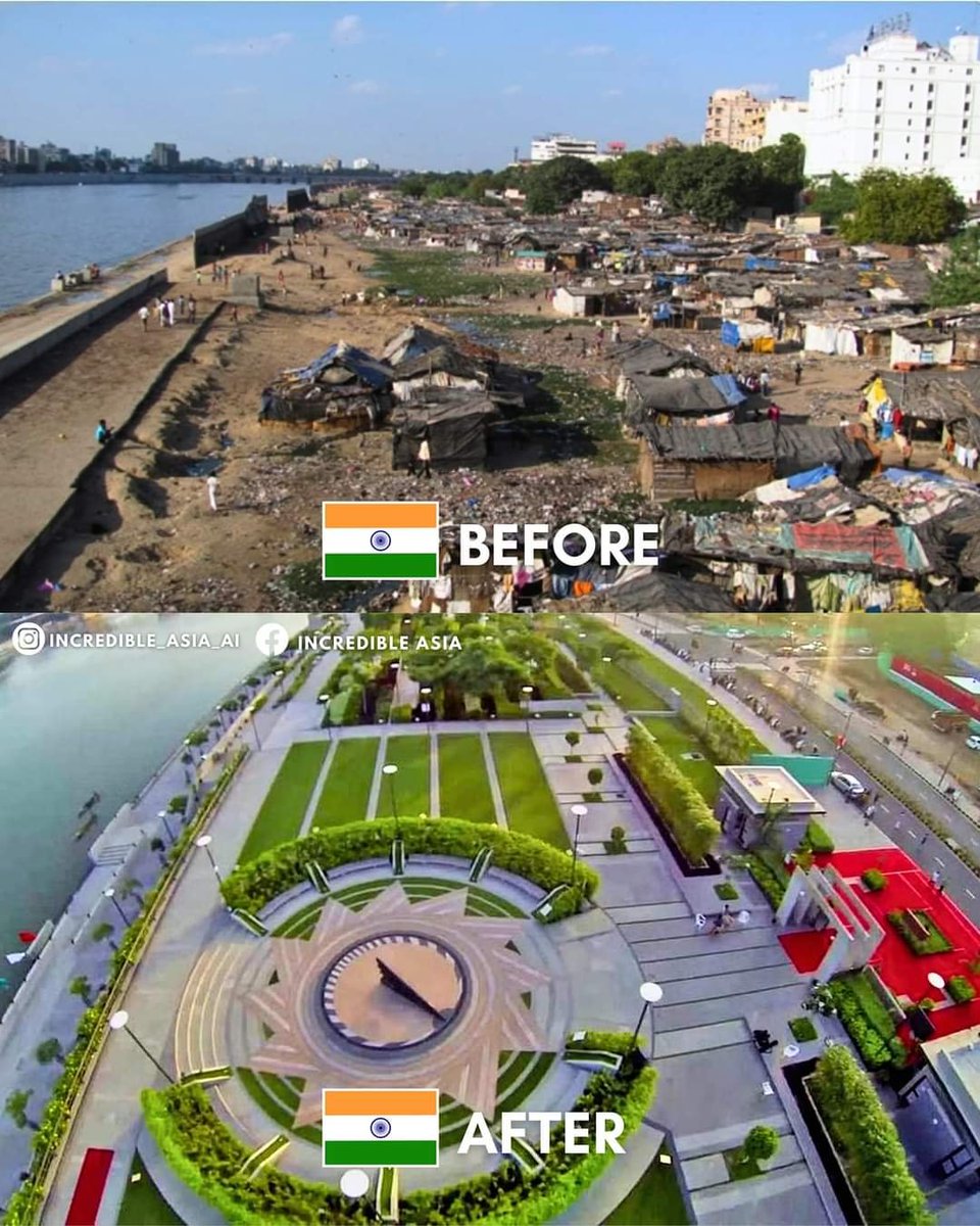 gujarat_plus_'s tweet photo. When the government puts your tax money to good use, you get infrastructure like this 

Sabarmati Riverfront, Ahmedabad, Gujarat 📍 https://t.co/1i4sTF8Y5R