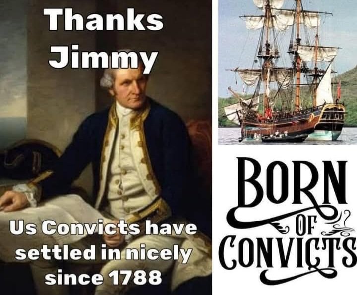 Cooky didn’t just rock up — he sailed halfway round the planet with a stick, a compass and guts of steel.
Say what you want about history, but Cooky had bigger stones than most.
No GPS. No Google Maps. Just grit, brains and bloody good seamanship.
While most people were scared of