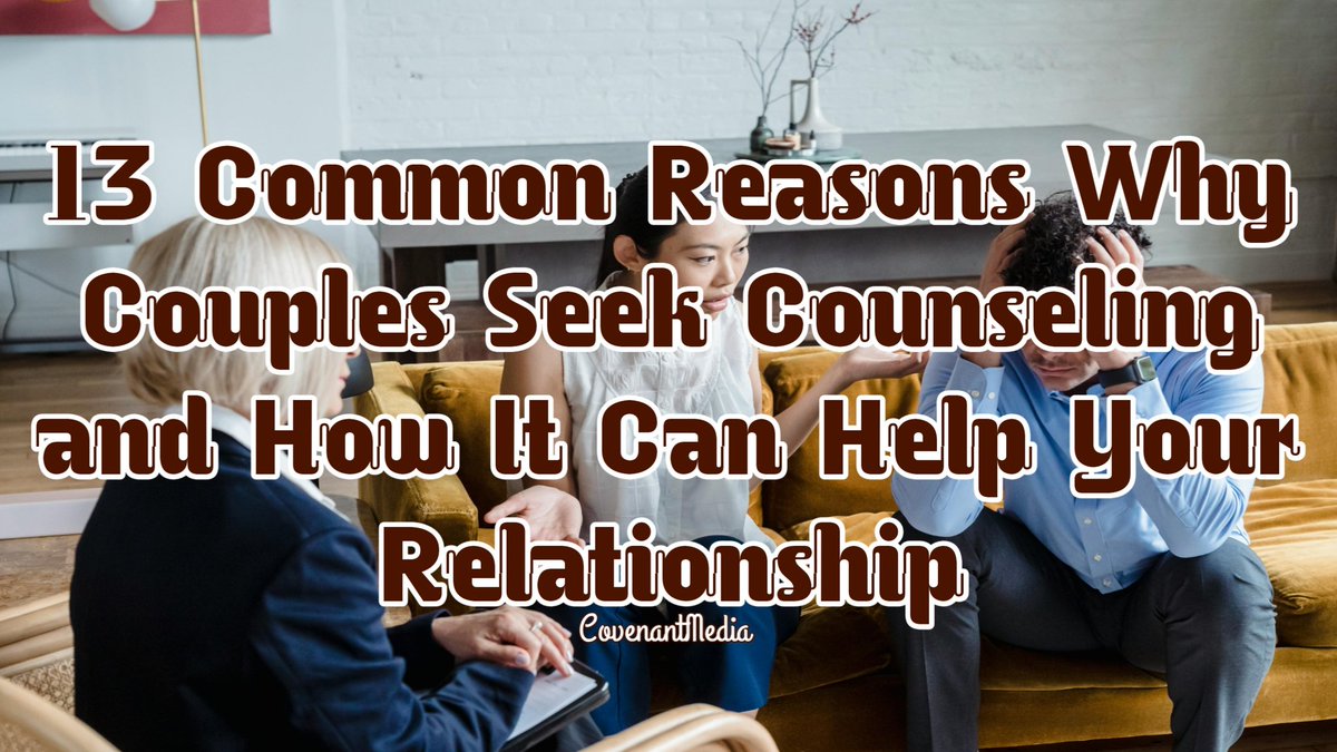 Covenantcompass's tweet photo. Couples counseling offers a powerful way to resolve a wide variety of relationship issues, from communication breakdowns to trust issues and conflicts over parenting. 
https://t.co/P1UkdxMSeW https://t.co/GQi1PUm9oM