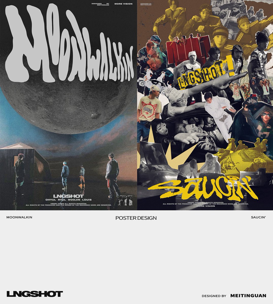 MEITINGUAN's tweet photo. ✶ 海报设计 ✶
Moonwalkin / Saucin' ​​​

@LNGSHOT4sho @MOREVISIONKR @JAYBUMAOM 
  
#LNGSHOT #Moonwalkin #Saucin 
#SHOTCALLERS #MOREVISION 
#롱샷 #오율 #김률 #우진 #루이 
#OHYUL #RYUL #WOOJIN #LOUIS https://t.co/EgOXJsIpaE