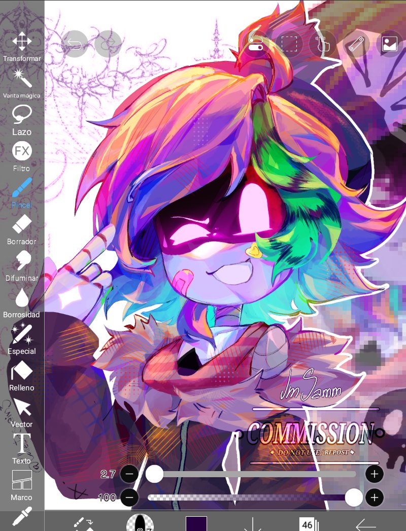 Comm! 💜🩷✨
#murderdrones #murderdronesfanart