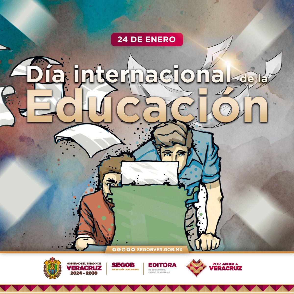 Educar también es preservar la memoria y compartir el conocimiento.
En el Día Internacional de la Educación, destacamos esta ilustración de El maestro que cruzó los mares un libro que honra la vocación docente y el poder transformador de la enseñanza.