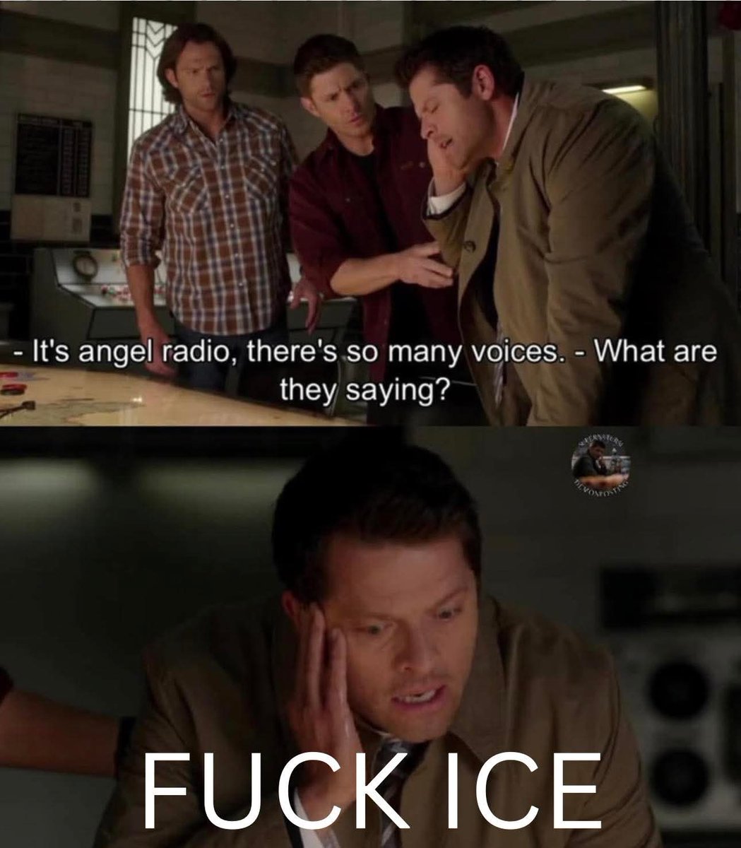 Castiel, angel of the lord would 100% smite ICE.