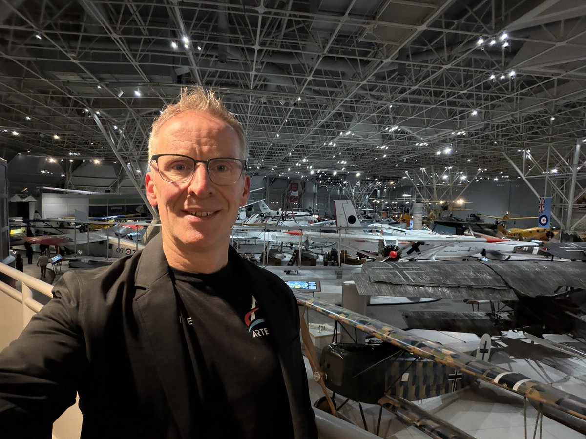 drcrater's tweet photo. Great to be back at @avspacemuseum as part of the @sedscanada 2026 Canadian Space Conference. Nice to be able to forget about geopolitics for a night and support Canadaโs next generation #CdnSpace https://t.co/RXWGOHkSpI
