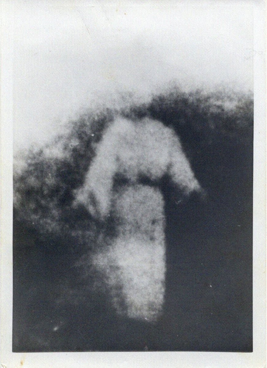 Jesus will never leave you, even through storms !!

In 1972, a woman was traveling by plane over Jacksonville, Florida. During the flight, a severe thunderstorm was taking place and she decided to take a few pictures of the lightening outside of the airplane window. Aside from
