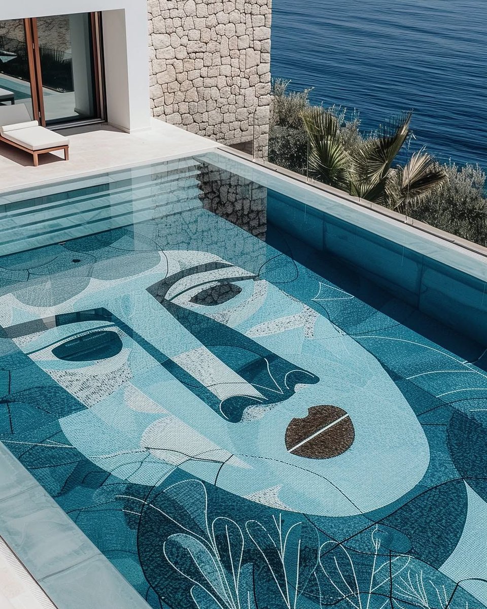 hutdesigns's tweet image. Artistic swimming pools by artist Koketit