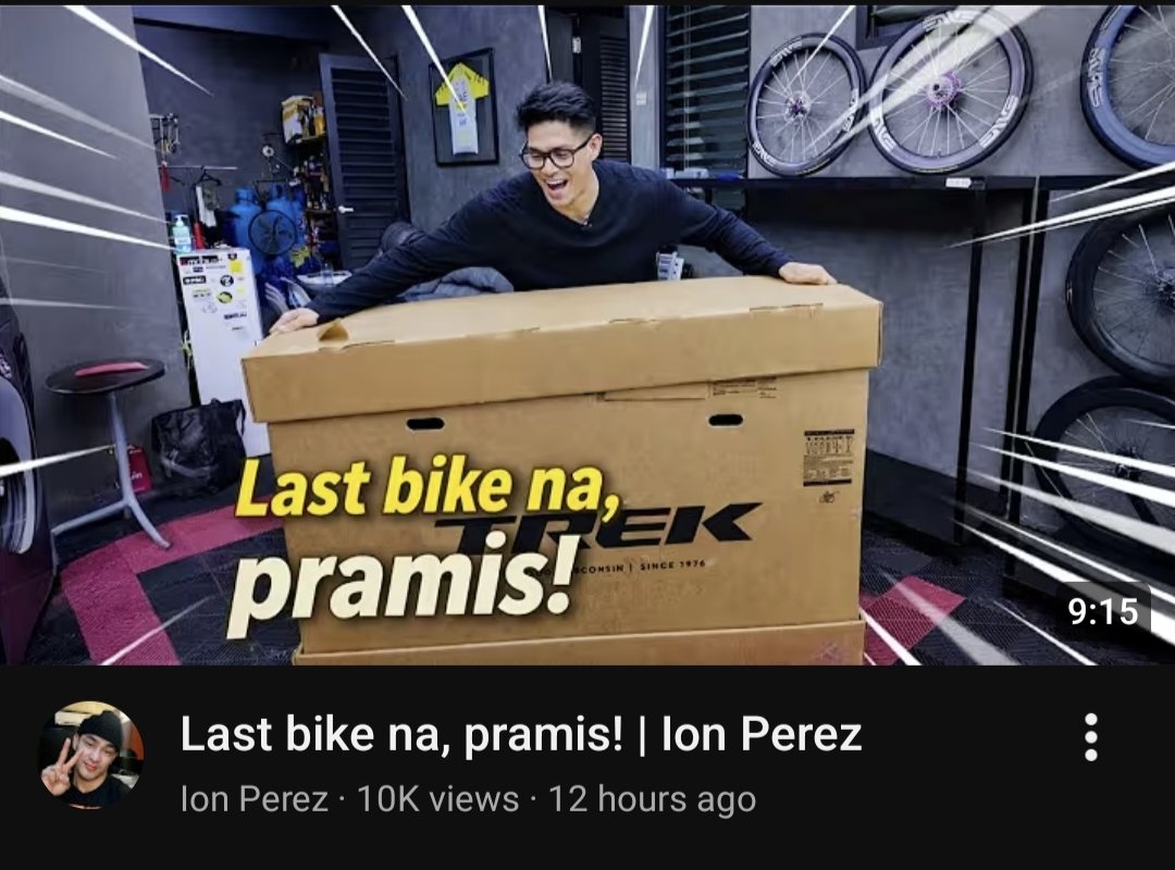 ionperezvisuals's tweet photo. Watch all of #IonPerez's "Last bike" Vlogs! 😂

https://t.co/C8k4VOyjfN

https://t.co/MrOXAtI86y

https://t.co/bYkqol2TxO

https://t.co/kvgAlwAoO0 https://t.co/VfO4AYcxfX