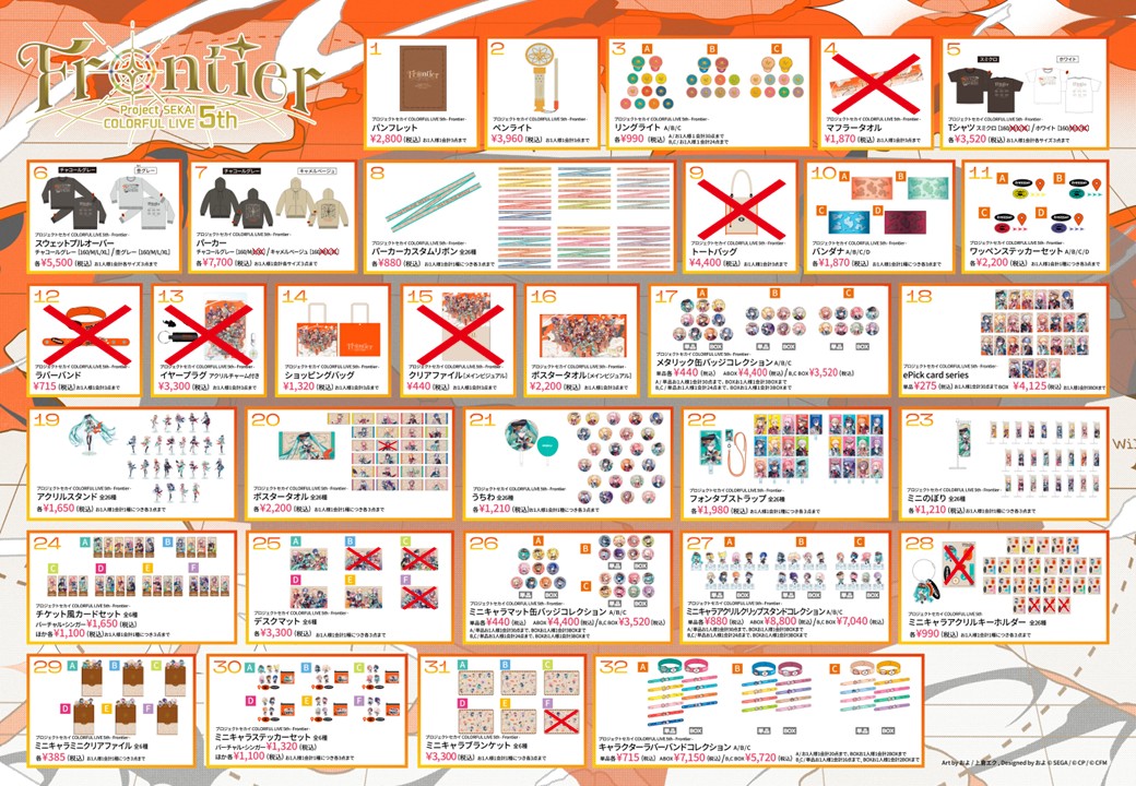 🎤#セカライ 5th 当日物販情報📢 28番 ミニキャラアクリルキーホルダー