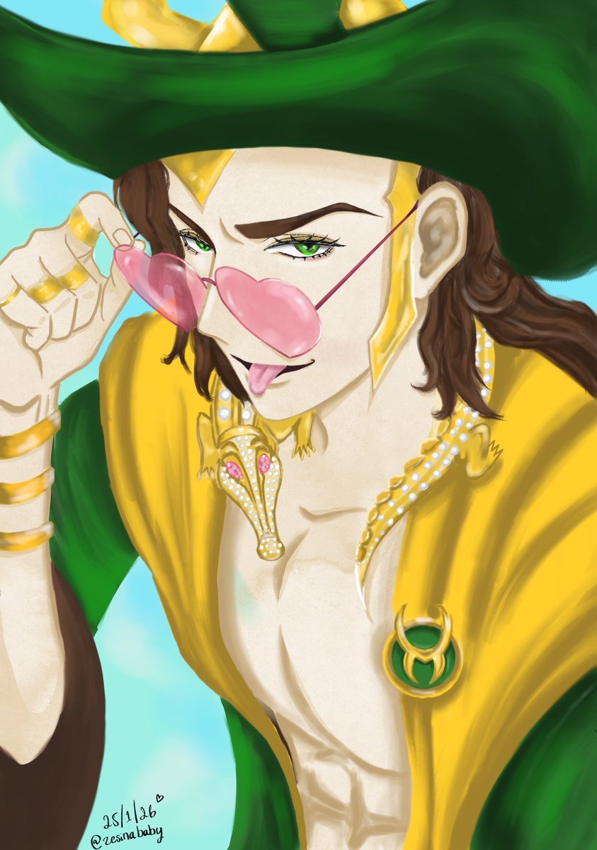 zesinababy's tweet photo. this is lowkey loki coded 🙊 been a while since i drew a full one like this! 
#marvel #MarvelRivals #loki #digitalart #digitalartist #MarvelRivalsfanart #fanart https://t.co/8AFqka9bg7