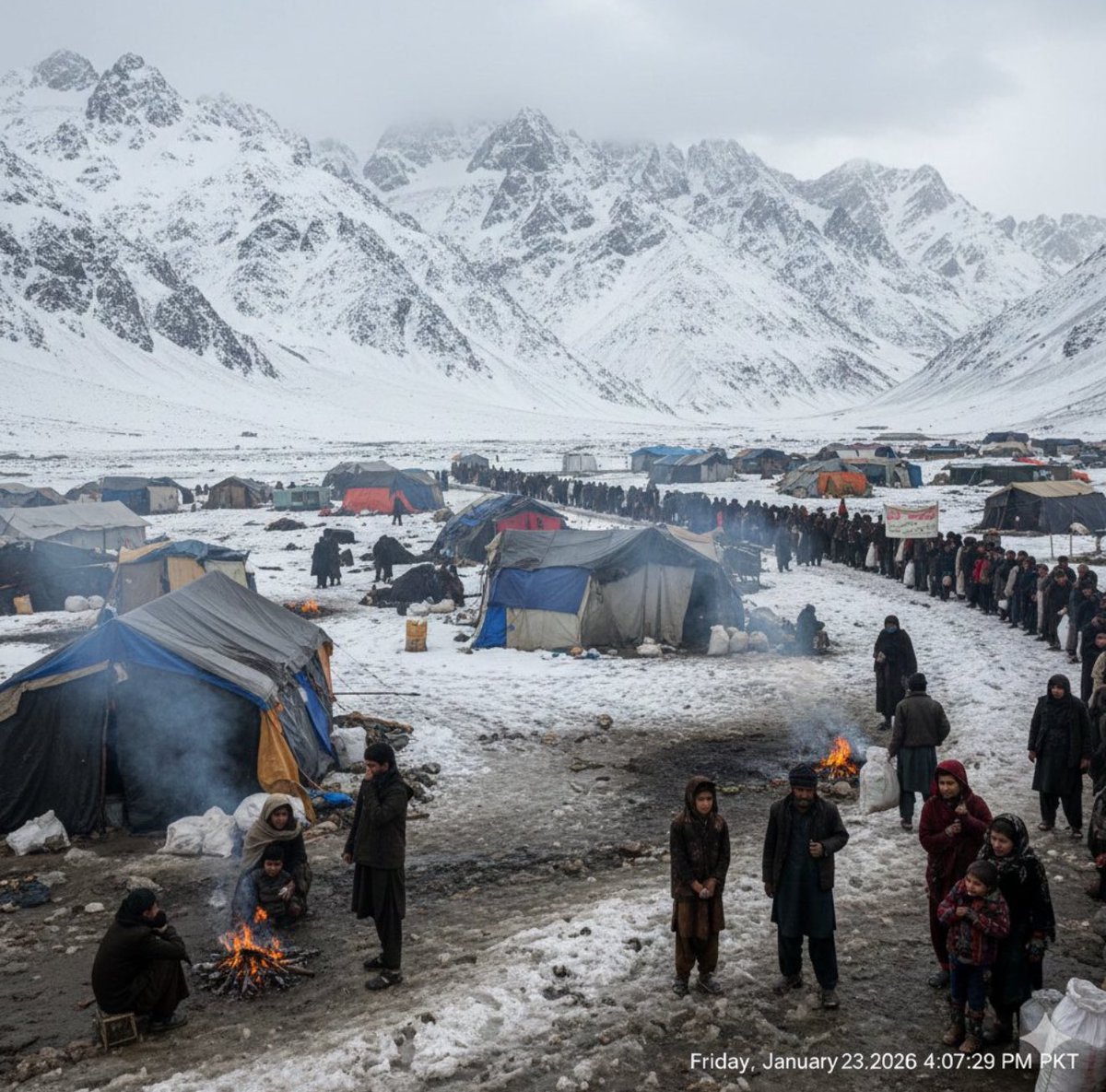 nadzfeministah's tweet image. Imagine being removed from ur homes and placed here. These are humans not stray dogs.
Allah tabah ye ka🙏🏼
#TirahValley
