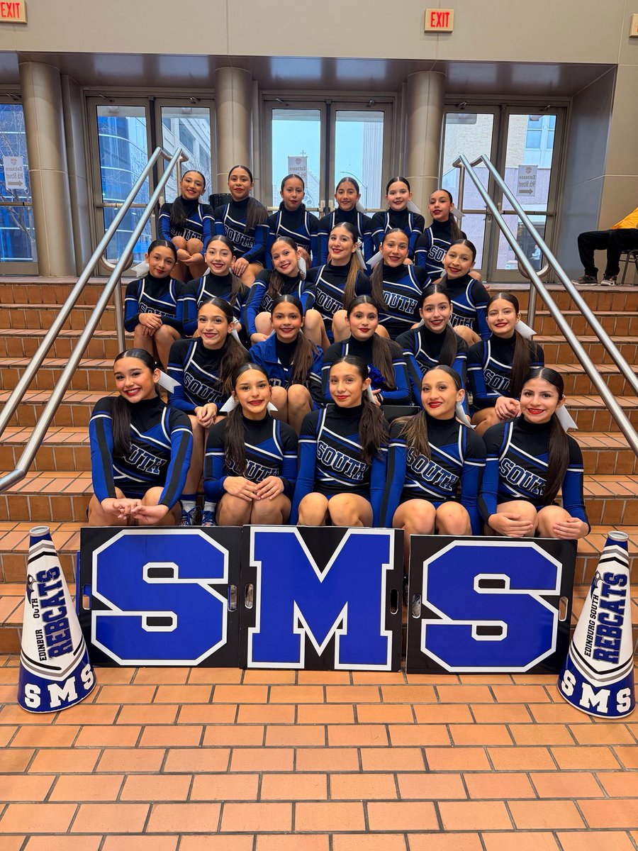 cityofedinburg's tweet image. Guess who just won NCA High School Nationals again?! 
BIG congrats going out to the Edinburg HS Bobcat cheerleaders. 📣 And we hear South Middle School also took home top honors!! 🥳 🎉🎊 #EdinburgProud #MakingHistory @Edinburgcisd