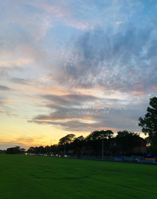 Cheers to the perfect blend of dusk and tranquility.