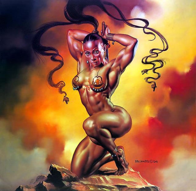 「Warrior by Boris Vallejo」|Benのイラスト
