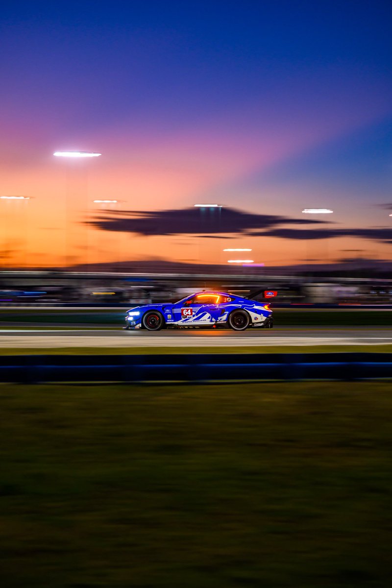 Sunset strides 🌅

Hour 6 of 24:

GTD Pro:
No. 64 - P8
No. 65 - P6

GTD:
No. 16 - Retired
No. 66 - P6