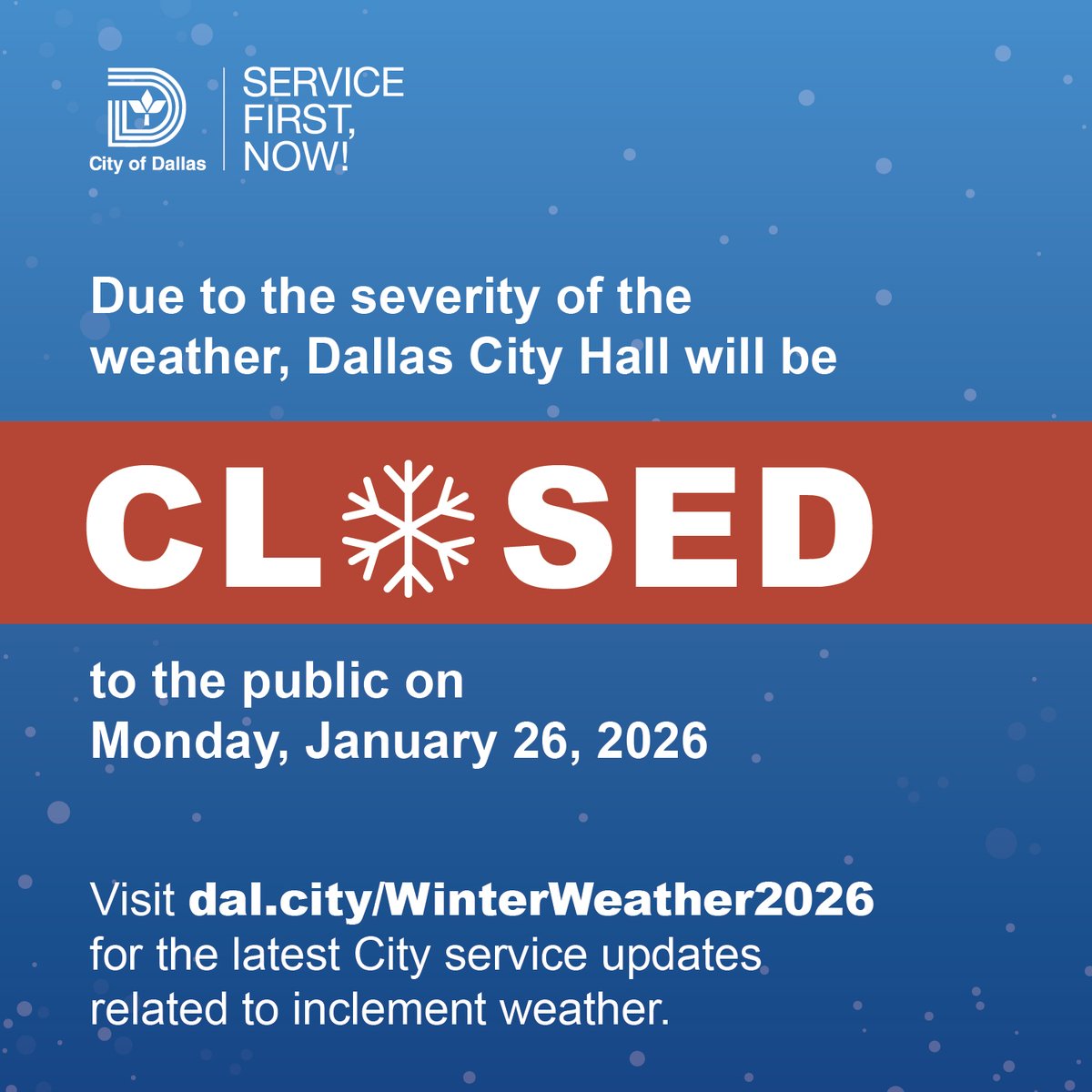 City of Dallas tweet media