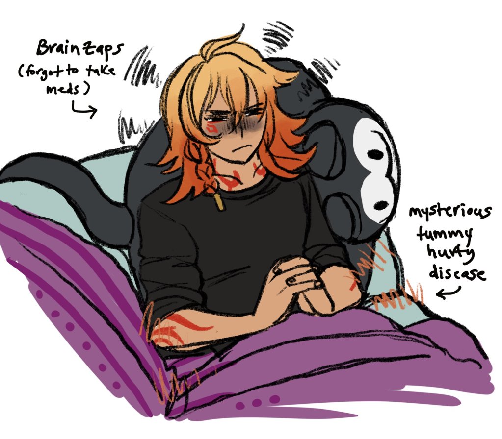 "normalize drawing your fav characters with your issues" ok.