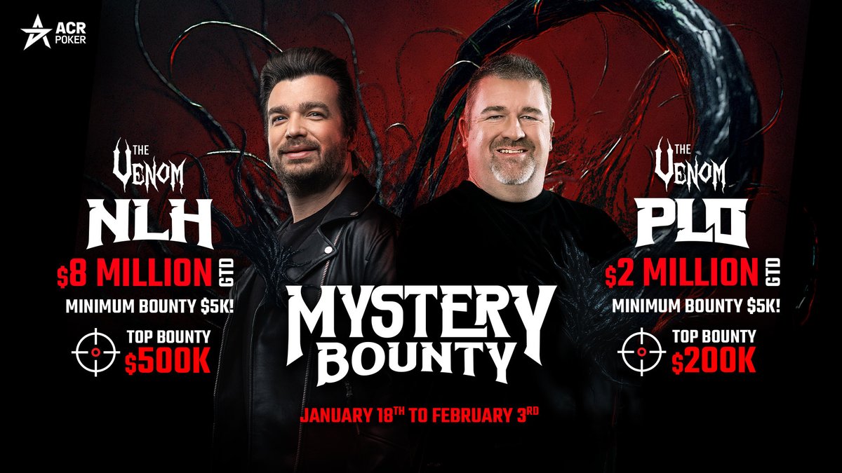 No ACR account? No problem! Use promo code BOSKI on your first deposit for  a 100% match 1st deposit bonus. The bonus $ will be released as you play.  Gamble responsibly. Do