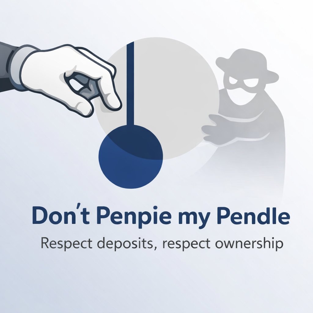 CryptoIndox0's tweet photo. @GuarEmperor If a protocol robs depositors’ assets under the excuse of governance, what do we call it — decentralization or just theft with a voting UI?”

@Penpiexyz_io https://t.co/BVwS9QQm94