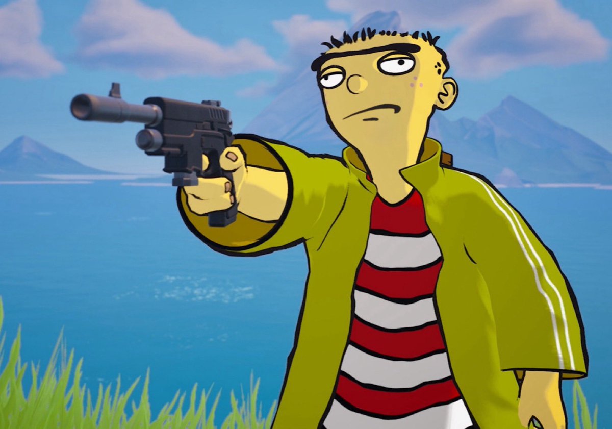 JonesyFrotting's tweet image. "Ed?  Is that... a GUN?!"

"You bet your sweet bippy it is!"