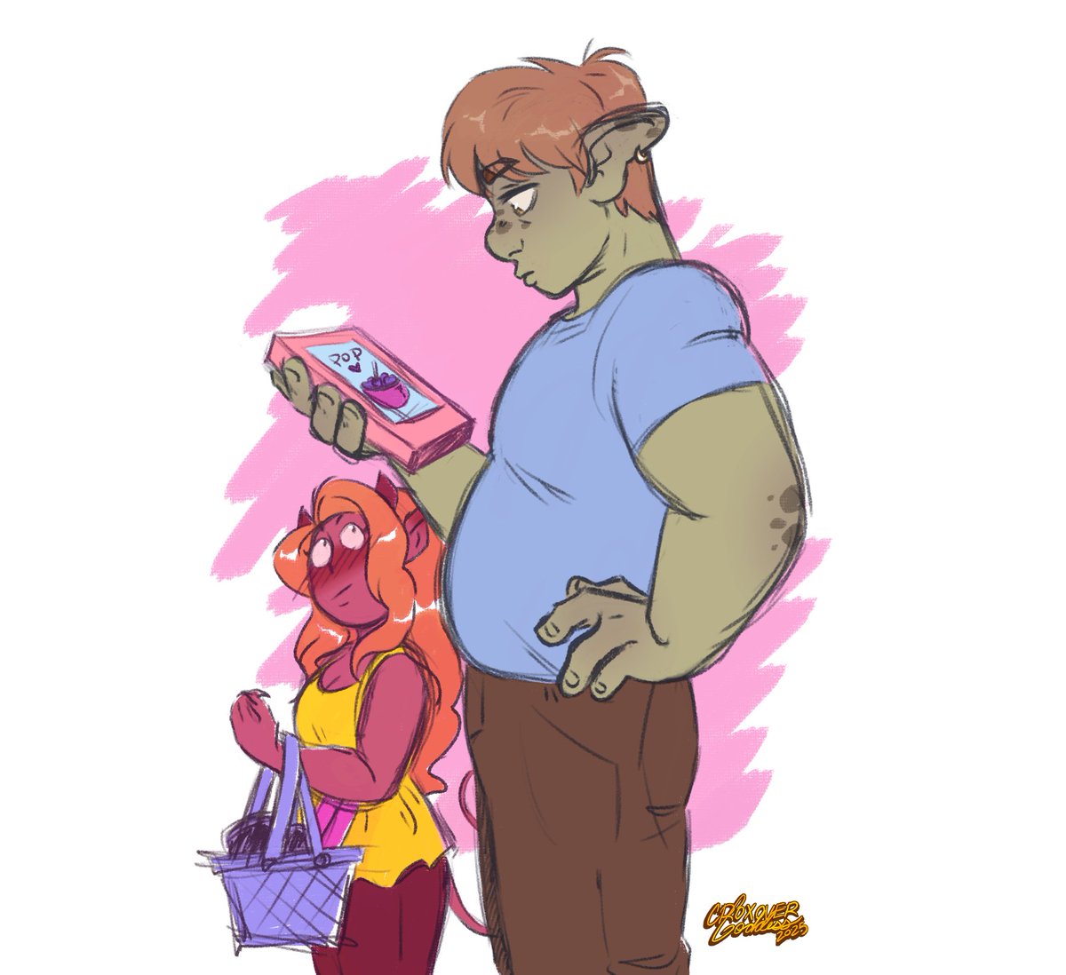 All of Adelaide and Fisher (Troll in The Grocery Store) So Far! 🧵 