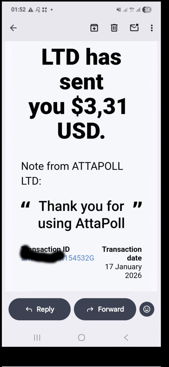 NDoolabh4422's tweet photo. 4 Withdrawals for JANUARY 2026 ALREADY 
ATTAPOLL SURVEY AND GAMES, TASKS SITE
NO SIGNUP FEE 
STARTUP BONUS - YES💯🤑🤑🥰🥰
CLICK THE LINK BELOW TO JOIN.  NO SIGNUP FEE 💥
https://t.co/exkFs9iq65
MIN withdrawal  - 3.0 DOLLARS 💸 
Withdrawal method - paypal, giftcards, visa https://t.co/aBGO71UqpG