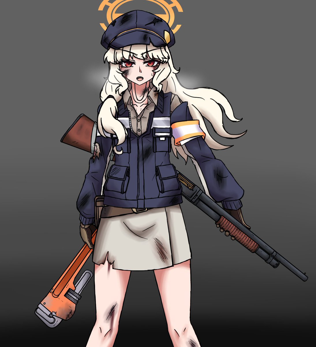 「アオバが孤軍奮闘させられていると聞いたので再掲します」|メイドと化した少佐@trpgのイラスト