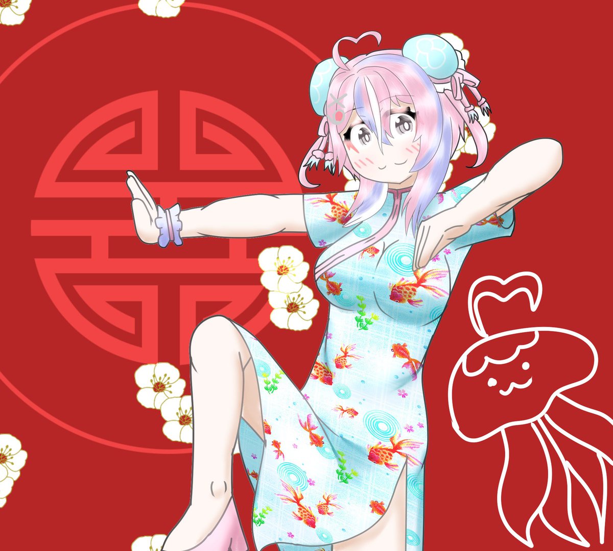 Ex777Kzhk's tweet image. ぱねさんリクエストまとめ1ー！
その1 チャイナ服
その2 他のアップランドの方の衣装
　　　(サイコロでファントムになりました
その3 清楚な衣装
その4 童貞を☆すセーターならぬ🐬ちゃん　　　　　　　　　　　
　　　の初期服色違い
#まじぱねぱれっと