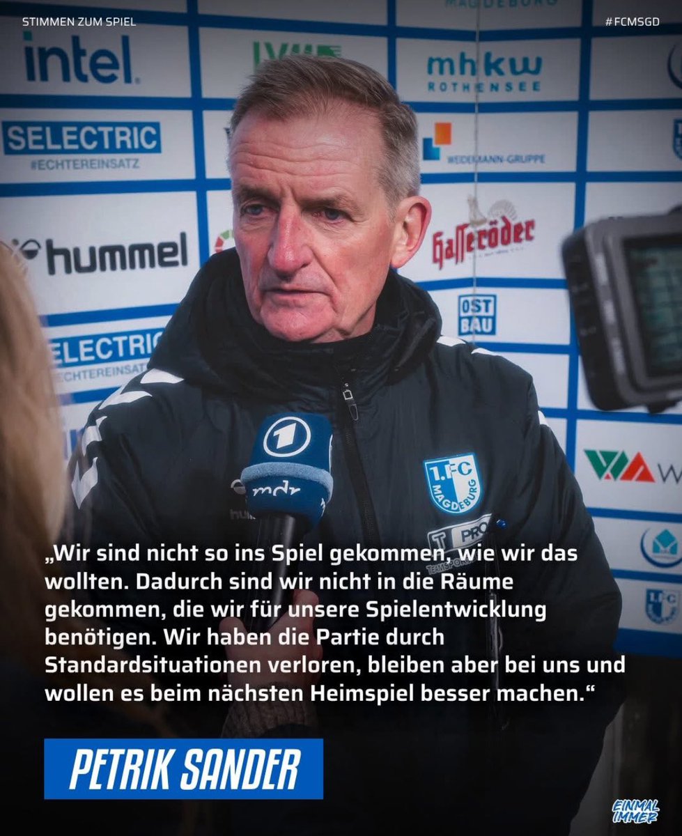 1fc_magdeburg's tweet image. 🗣️ Die Stimmen zum Spiel von Noah Pesch, Dominik Reimann &amp;amp; Trainer Petrik Sander.
—————
#FCMSGD
#Ostderby
#EINMALIMMER