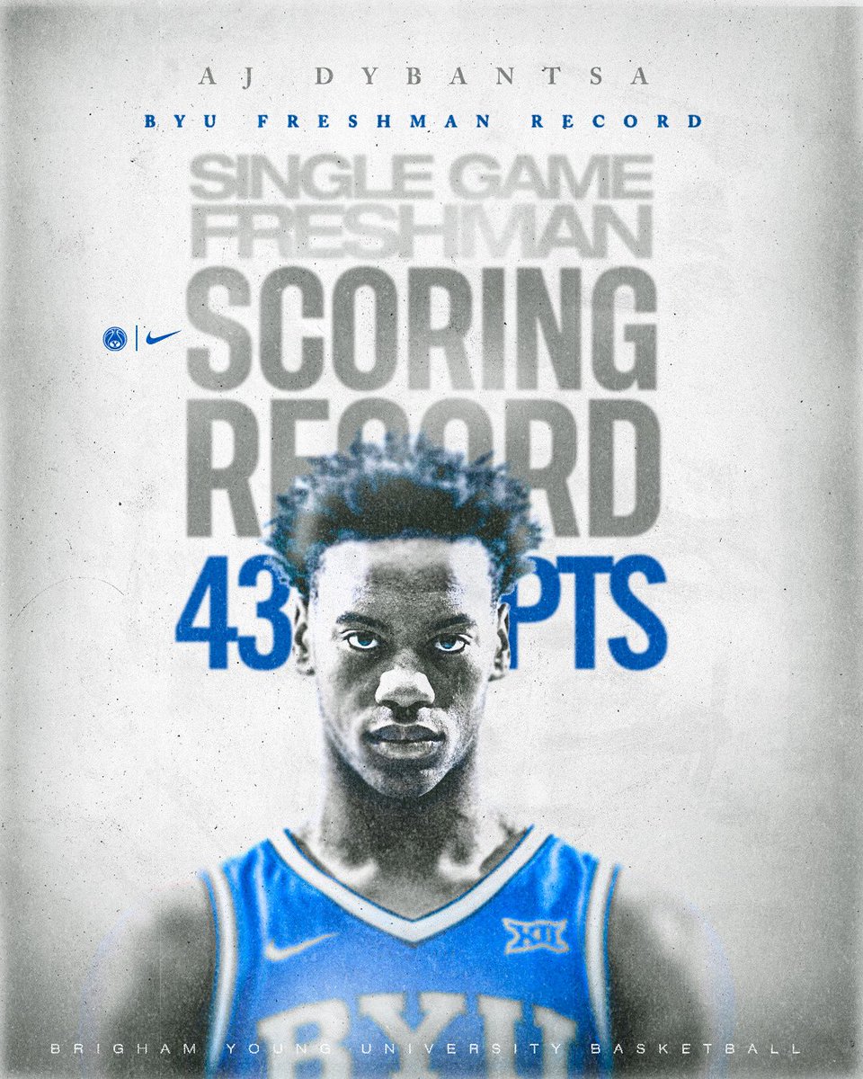 BYUMBB's tweet photo. RECORD SETTER. https://t.co/Iiwj5zroMw