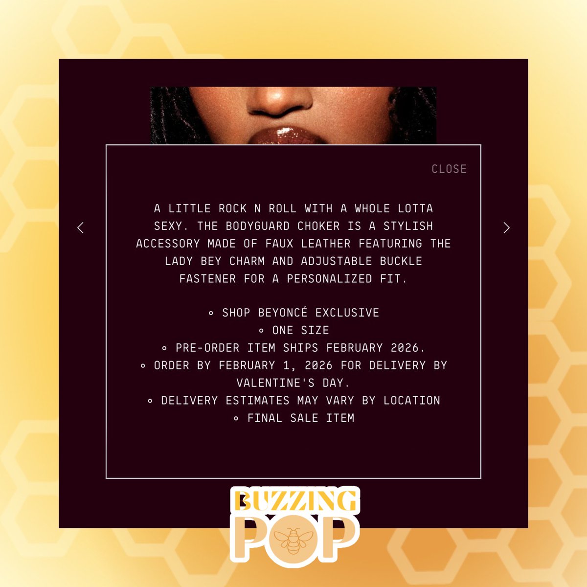 Beyoncé appears to tease ACT III with new Valentine’s Day collection:

“A LITTLE ROCK N ROLL WITH A WHOLE LOTTA SEXY.”