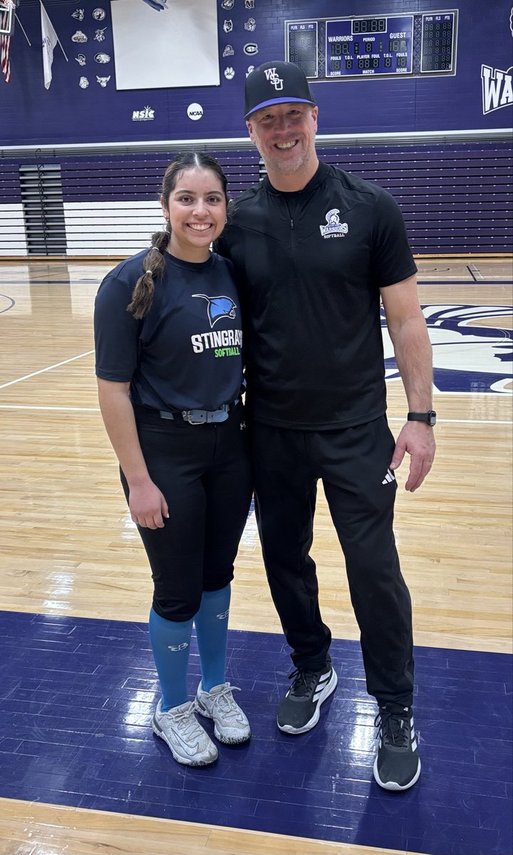 SophiaAbundiz's tweet photo. Had a great time today at the @WinonaStateSB Camp! Awesome sharing it with my teammate @chanson2010, great seeing @rachel_dahl26 and Maddie Parker - good luck this spring/summer! 
@16uStingRayBlue @_TAPTRAINING https://t.co/BPp0rD7ozb