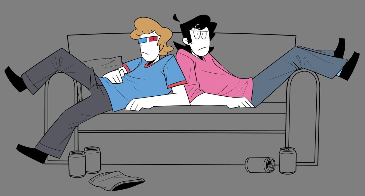 vilm46's tweet image. My favorite moirails #spookymonth #spookymonthfanart #candycorn