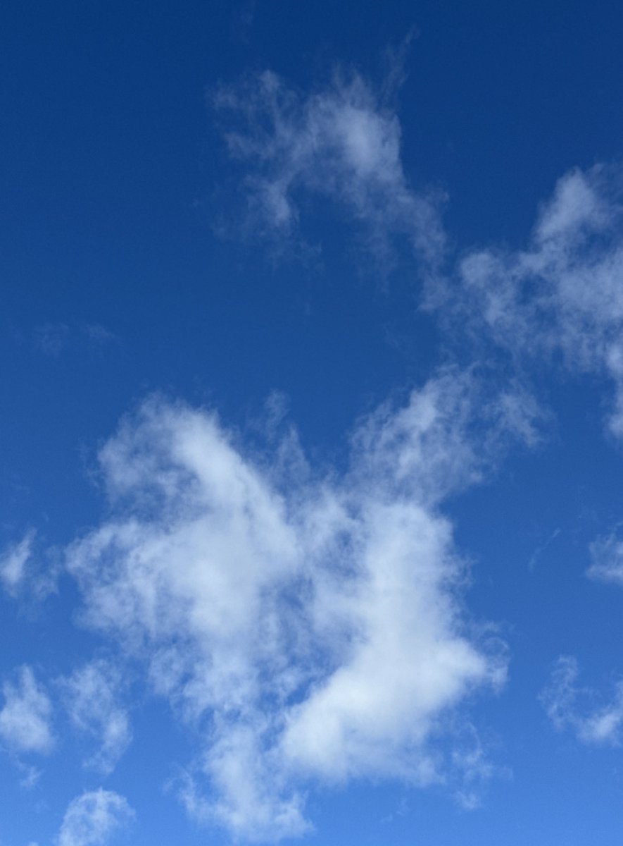 おはらら☀️
空が綺麗だよ✨