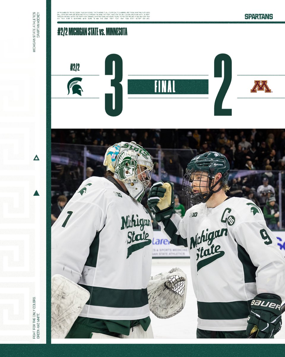 The Spartans sweep!