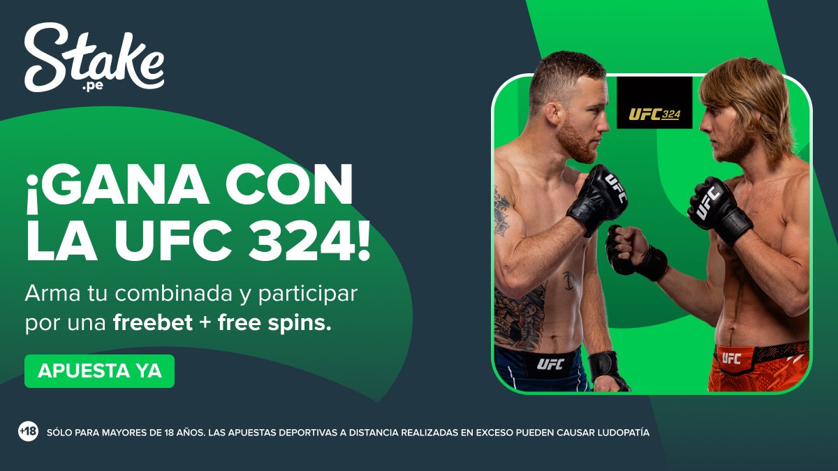 PeruStake's tweet photo. ¡Arma tu combinada y gana con la #UFC342! 👊🏻
Regalaremos una freebet de S/20 💸 y 10 free spins 🎰 a 3 Stakers aleatorios que den RT y manden su 'fija' 📲
Apuesta aquí ➡️ https://t.co/ifLCYja5VY https://t.co/AgSmgnGM19