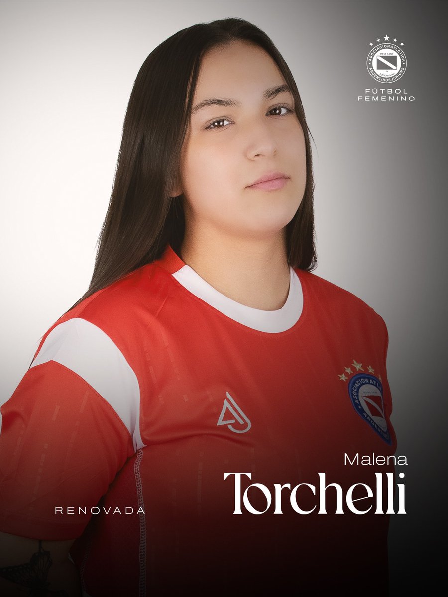 #AAAJ ✅️ DALE QUE VA, MALE 🙌

La delantera del Bicho, Malena Torchelli, acordó su continuidad para el 2026 y comenzará la pretemporada de febrero con el equipo de Leandro Sequeira. 🐞

¡Vamos por un año lleno de Argentinos, fútbol y alegrías! #VamosTodasUnidas 🤩
