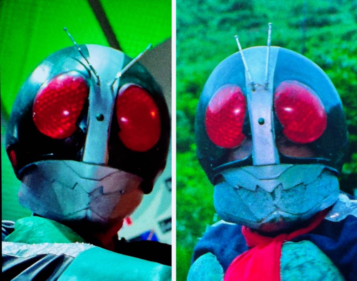 これは同じマスクです 仮面ライダー旧2号 私はCタイプと呼称しています