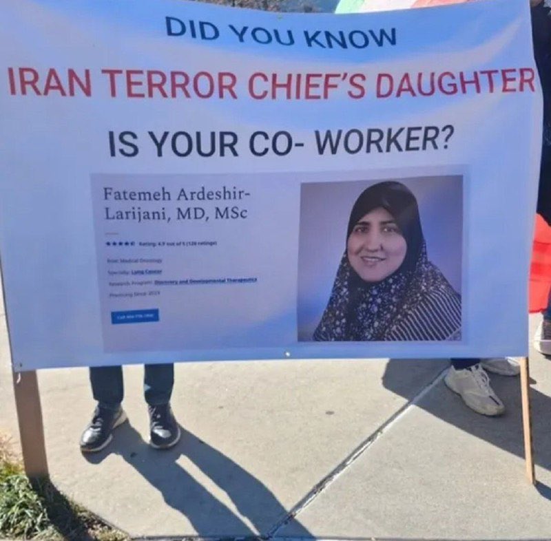 brachahalperin's tweet photo. Emory University confirms Fatemeh Ardeshir-Larijani, daughter of Iranian security council chief Ali Larijani, is no longer employed as a faculty physician at Emory. The university did not cite a reason, though her departure comes amid public pressure linked to her family ties. https://t.co/M59jVRve5C