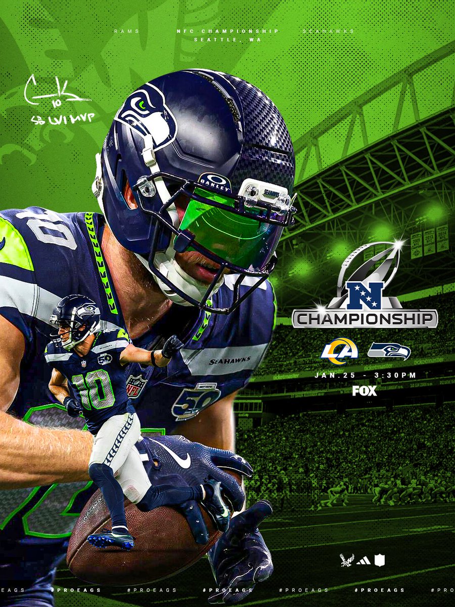 Coop is looking to go back to the big game‼️

Tune in tomorrow as Coop and the Seahawks host the Rams in the NFC Championship for a trip to Super Bowl LX!

#GoEags #EKG #ProEags