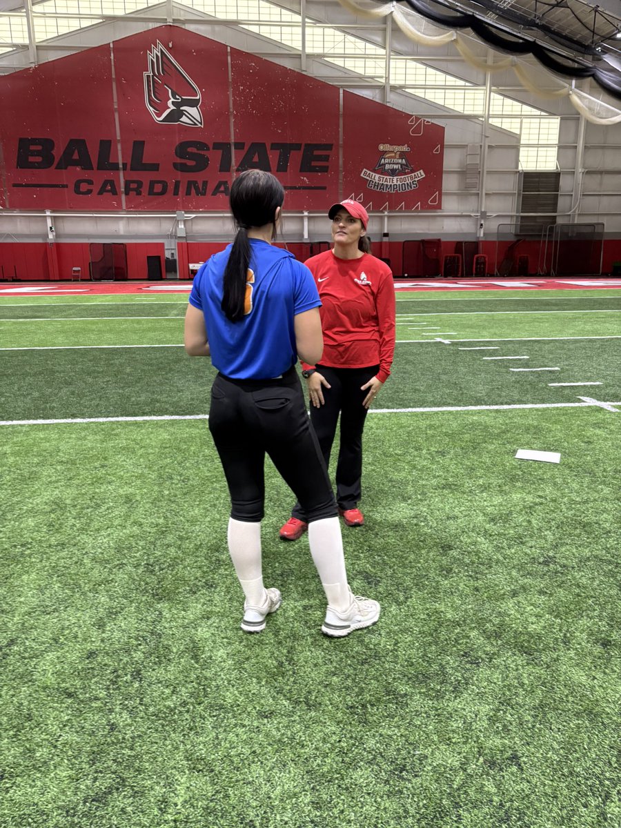 I had a great time at the Ball State Camp today! I had fun learning new catching techniques they teach and some new hitting drills! And a big thank you to Coach Peña and Coach Burns! I look forward to coming back in the future! <a href="/CoachPena_BSU/">Helen Peña</a> <a href="/BallStateSB/">Ball State Softball</a>