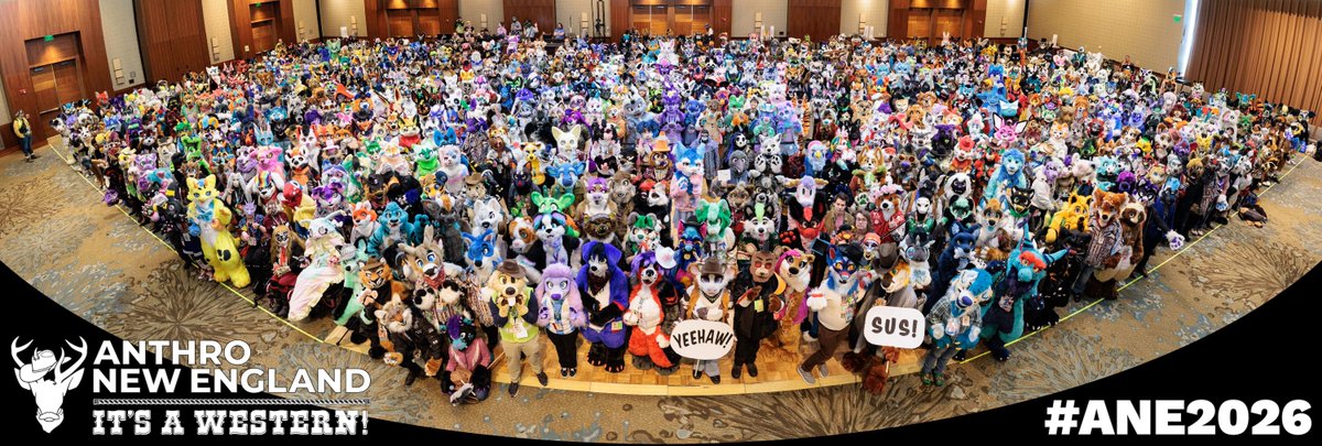 Alright we’re a day late for Fursuit Friday, but how about Fursuit Group Photo Saturday?? 👀
The Anthro New England 2026 group photo is here!! 🤩📸
Check out the full res version at the link here: buff.ly/6GT6oGz
Can you find yourself? Share in the comments! 👇
#ane2026