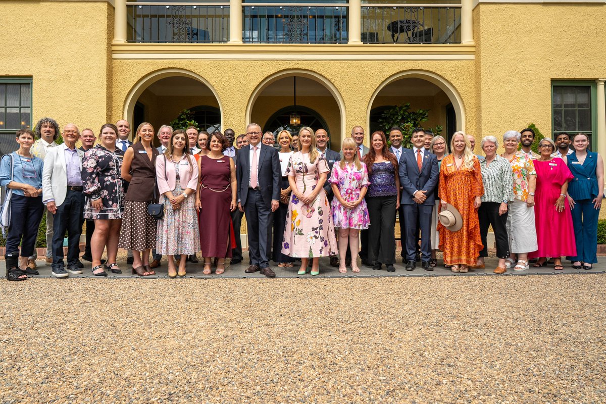 This morning was about celebrating people who make our country better.

The 2026 Australian of the Year nominees reflect the generosity, resilience and community spirit we value so deeply.

Wishing all the nominees and their families the very best ahead of tonight.