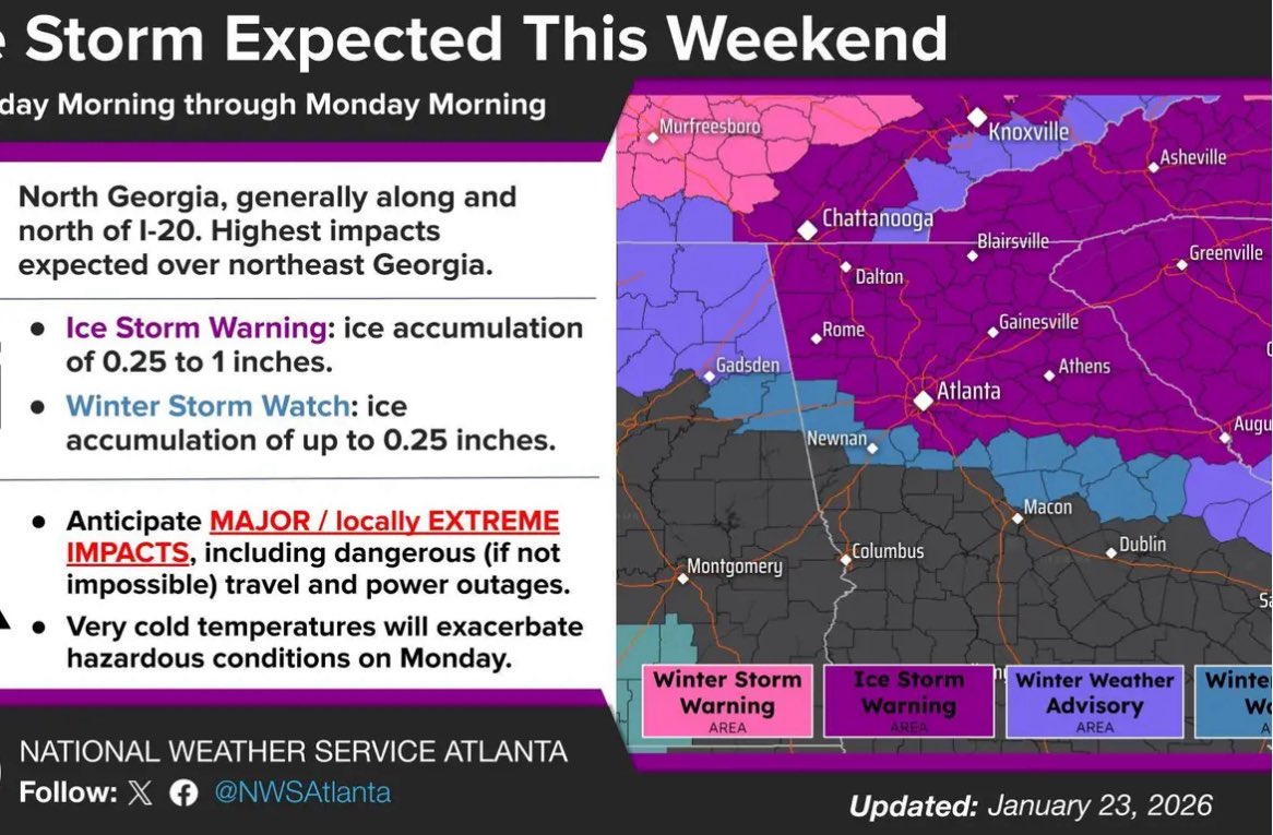 TheSourceIsAll's tweet image. Breaking News 🚨

Ice Storm Warning expands to include metro Atlanta
—
   —
     —

faith 
 over 
  fear 

   no matter what 

      it’ll all be okay