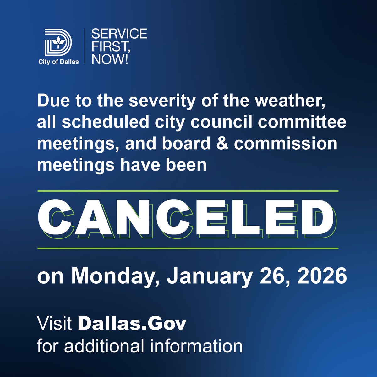 City of Dallas tweet media